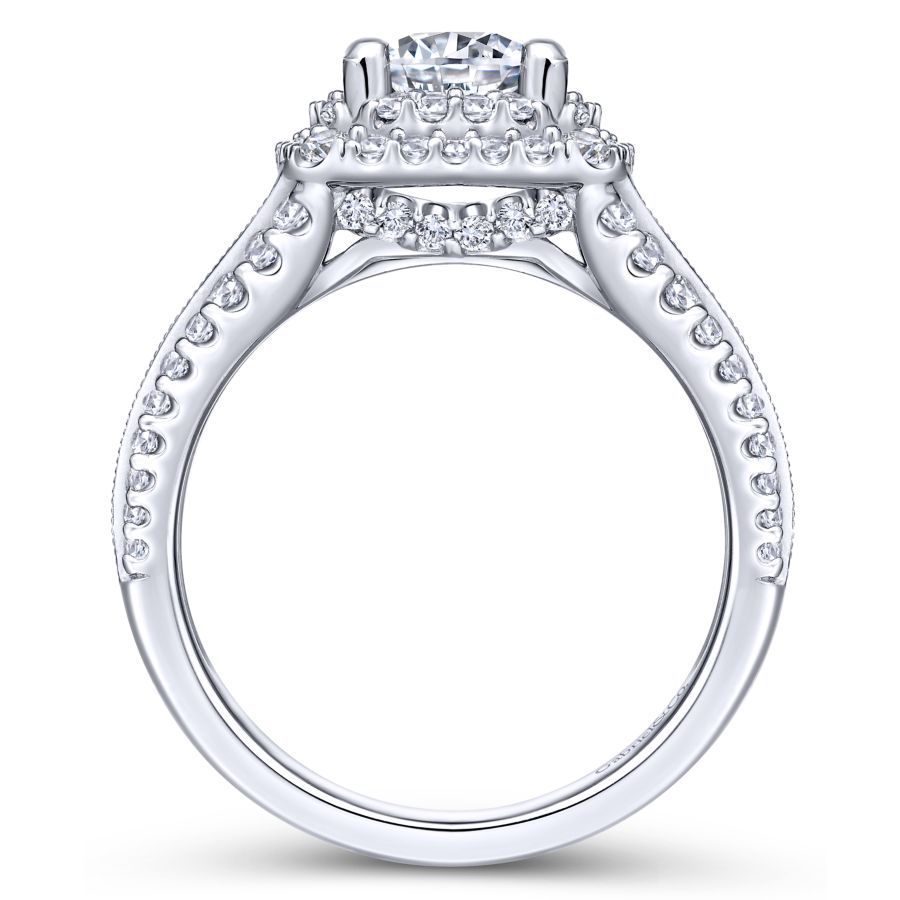 Henrietta Double Halo Engagement Ring Setting