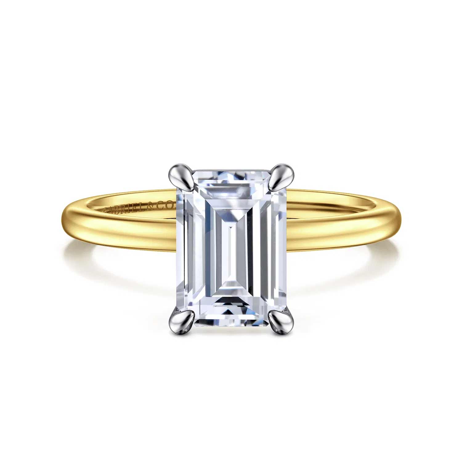 Evelina Classic Solitaire 4-Prong Engagement Ring Setting
