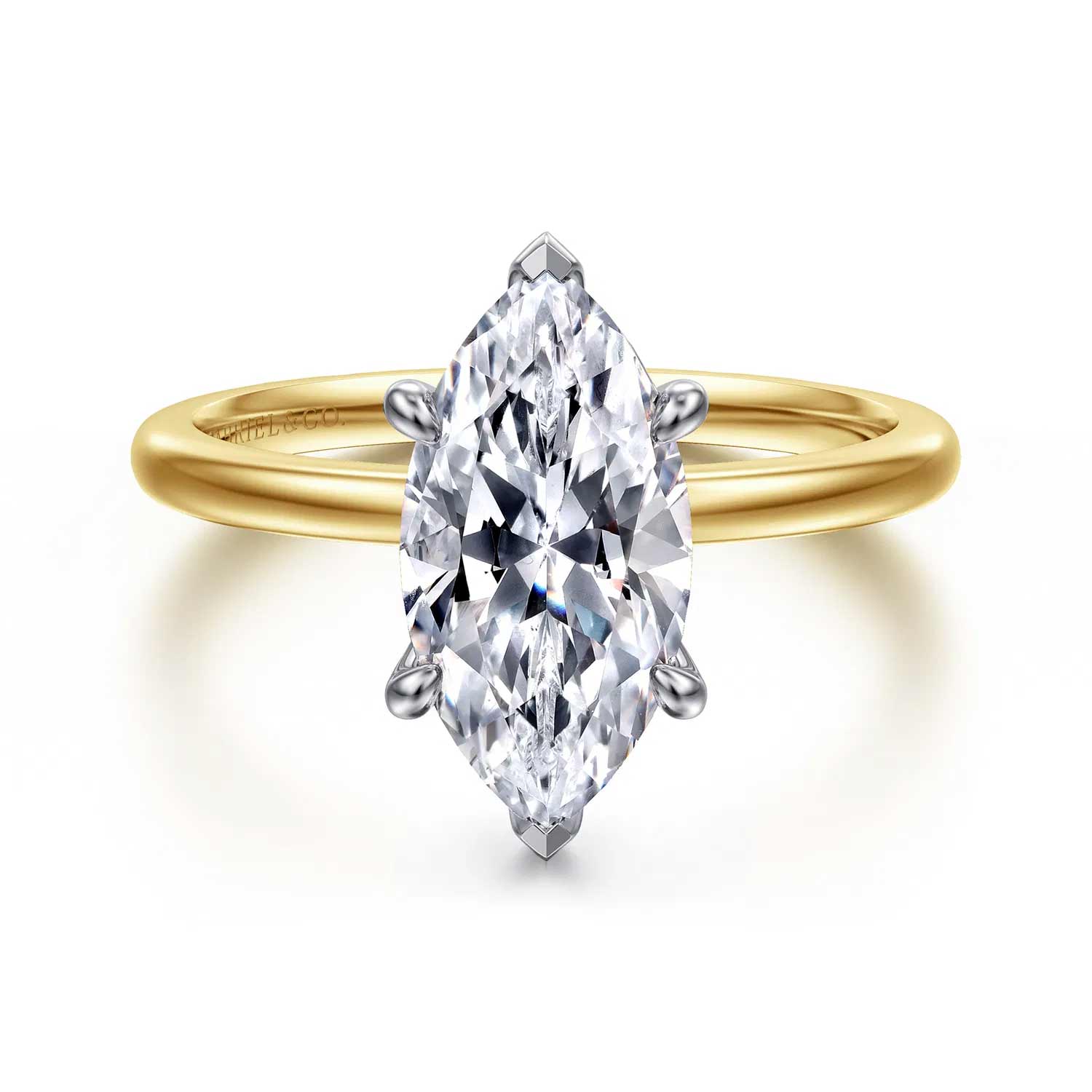 Evelina Classic Solitaire 4-Prong Engagement Ring Setting