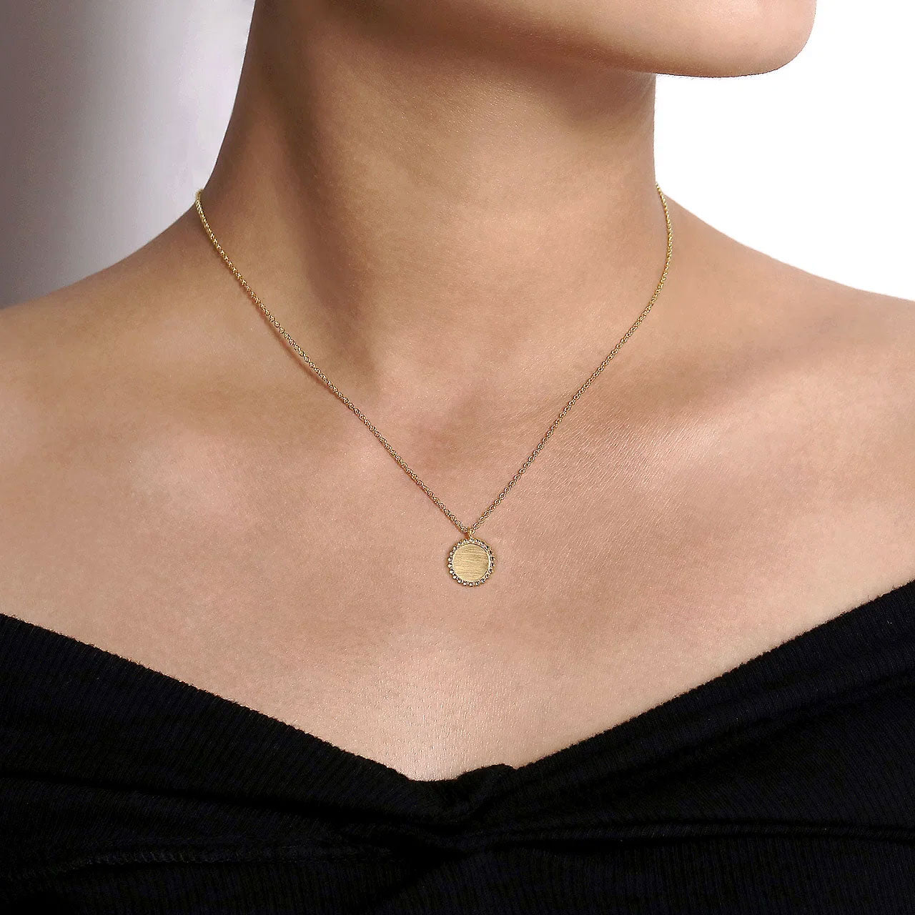 Engraveable Bujukan Disc Pendant