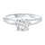 Solitaire Engagement Ring with Round Lab Created Diamond- 1.50 ct.