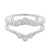 Diamond Tiara Ring Guard with Milgrain