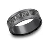 The Chief Men&#39;s Wedding Band in Tantalum