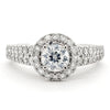 Wokka Wokka Diamond Halo Engagement Ring