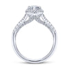 Verbena Marquise Diamond Engagement Ring Setting. 0.63ctw.