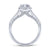 Verbena Marquise Diamond Engagement Ring Setting. 0.63ctw.