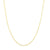 Delicate 1.5mm Singapore Chain 16” Necklace in 14k Yellow Gold