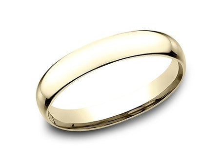 14k Yellow Gold Polished Wedding Band- 3mm