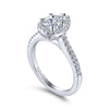 Paige Pear Engagement Ring Setting