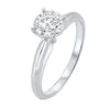 Solitaire Engagement Ring with Round Lab Created Diamond- 1.00 ct.