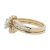 Marquise Shaped Wedding Set in Yellow Gold- 0.50 ctw.
