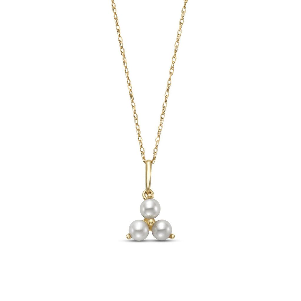 Pearl Cluster Pendant Necklace