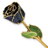 Black with Sparkles Colored Rose with Gold Trim
