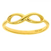 Yellow Gold Infinity Ring