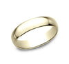 Light Comfort Fit Band in Yellow Gold- 5mm
