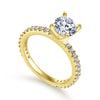 Logan Engagement Ring Setting in Yellow Gold