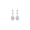 Bujukan Pearl Earrings in Sterling Silver
