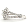 Wokka Wokka Diamond Engagement Ring with Double Halo