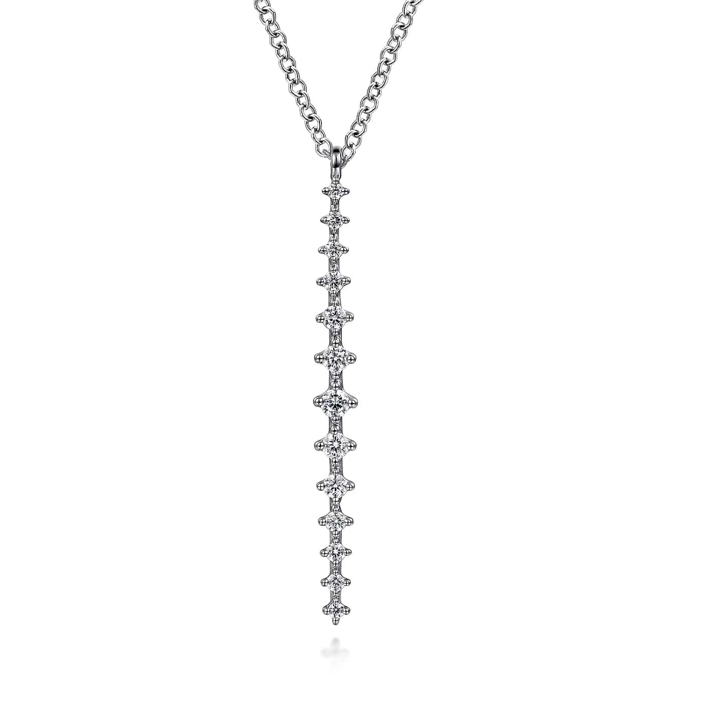 tiny vertical bar necklace | christina kober – Christina Kober