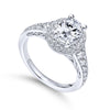 Cortlandt Oval Engagement Ring Setting
