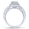 Pippa Oval Engagement Ring Setting