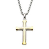 Inox Gold Plated St. Thomas Apostle Cross Pendant