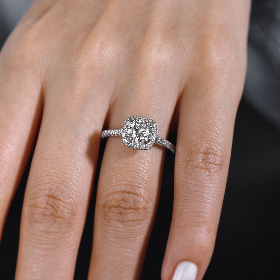 Balsam Round Diamond Engagement Ring Setting