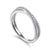 White Gold Diamond Criss Cross Ring, 0.28 cttw