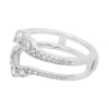 Diamond Tiara Ring Guard with Milgrain