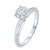 Solitaire Engagement Ring with Round Lab Created Diamond- 1.50 ct.