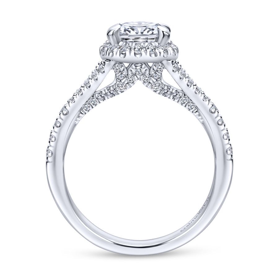 Verbena Oval Engagement Ring Setting