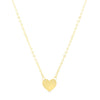 Mini Heart Necklace in 14k Yellow Gold