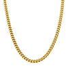 22&quot; 18k gold-plated Miami Cuban Link Chain Necklace- 6mm