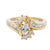 Marquise Shaped Engagement Ring Set in Yellow Gold- 1.00 ctw.