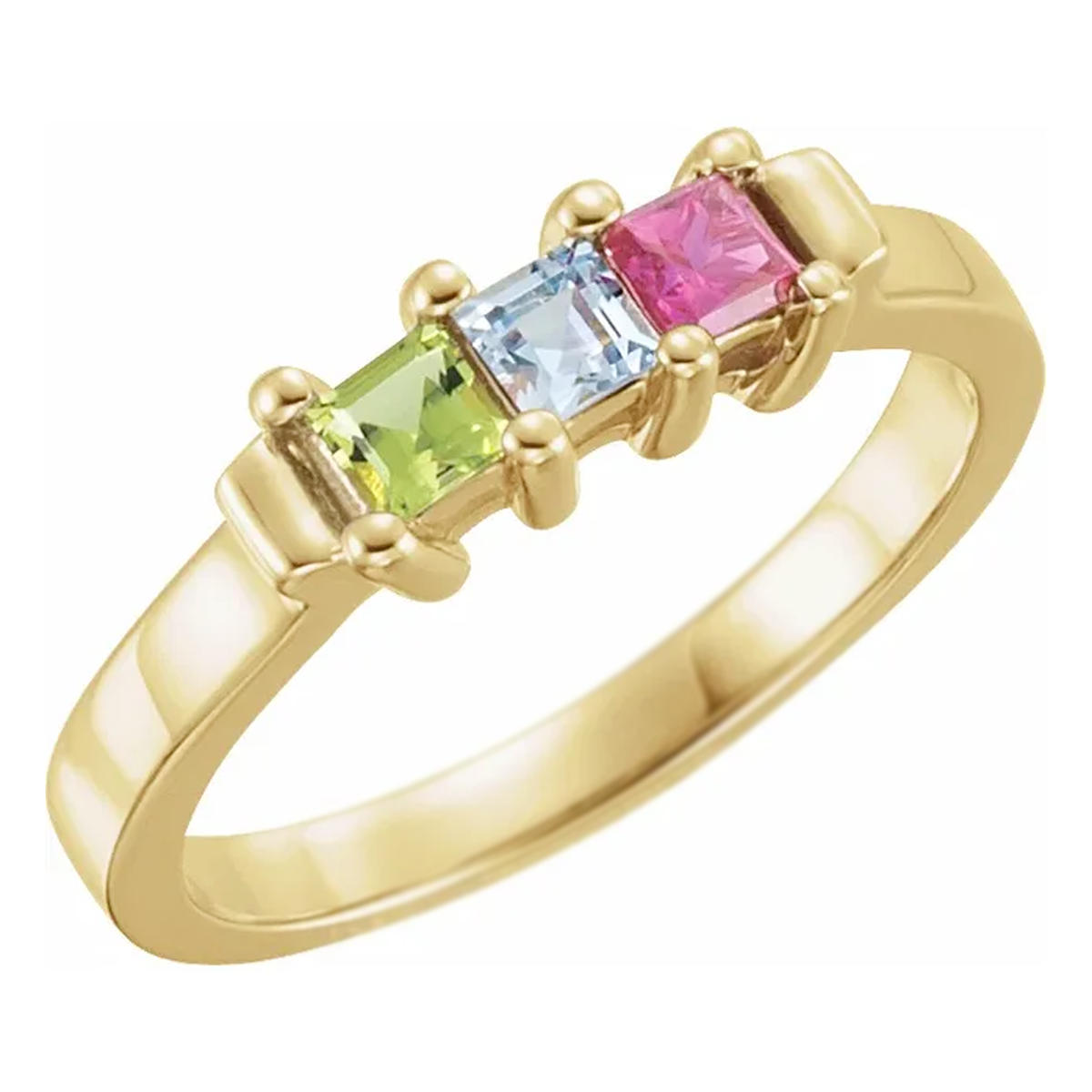 Personalized Gemstone Ring
