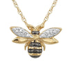 Diamond Bee Pendant