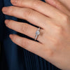 Quinn Engagement Ring Setting in White Gold