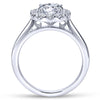 Lana Engagement Ring Setting in White Gold
