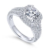 Henrietta Double Halo Engagement Ring Setting