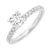 Classic Pave Engagement Ring with Lab Grown Diamonds