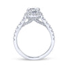 Hazel Oval Engagement Ring Setting