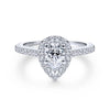 Paige Pear Engagement Ring Setting