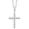 Diamond Cross Necklace - 0.10 ctw.