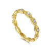 Marquise Stacking Band in Yellow Gold