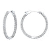 Inside Out Diamond Hoop Earrings- 2.00 twt.