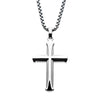Stainless Steel Apostle Cross Pendant with 24&quot; Box Chain