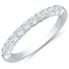 Classic Prong Set Diamond Anniversary Band in White Gold, 0.50cttw