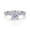 Logan Engagement Ring Setting with Eternity Band