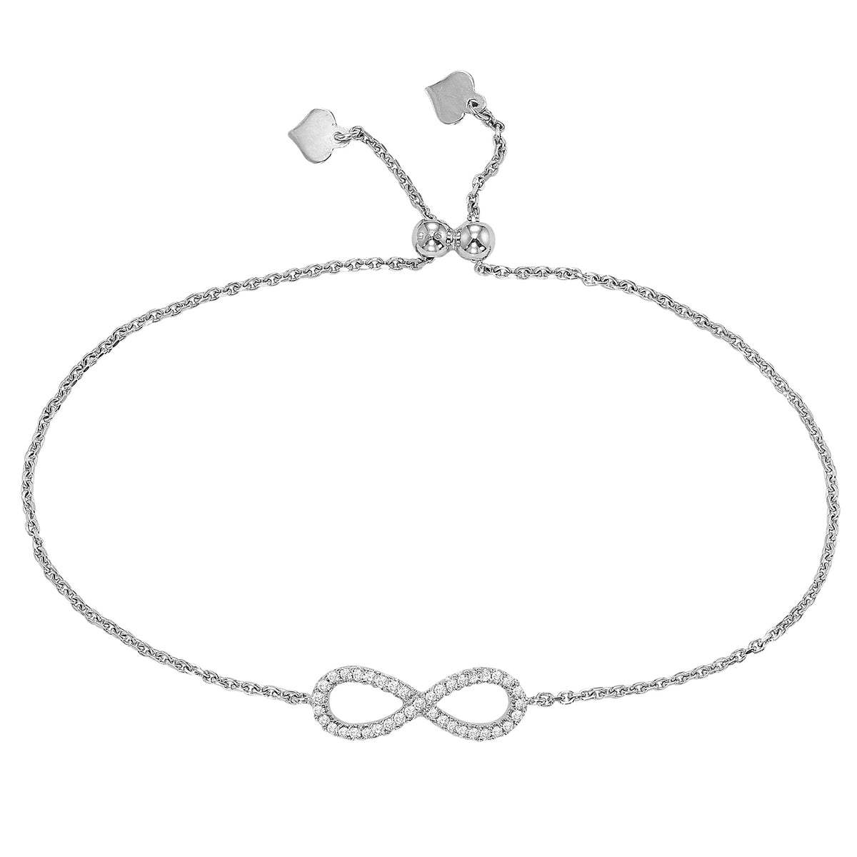 Infinity Bolo Bracelet in Sterling Silver