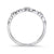 Round and Marquise Shape Diamond Wedding Band, 0.11ctw.